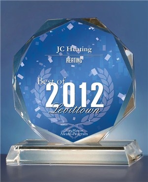 JC Heating the best in Levittown Award 2012